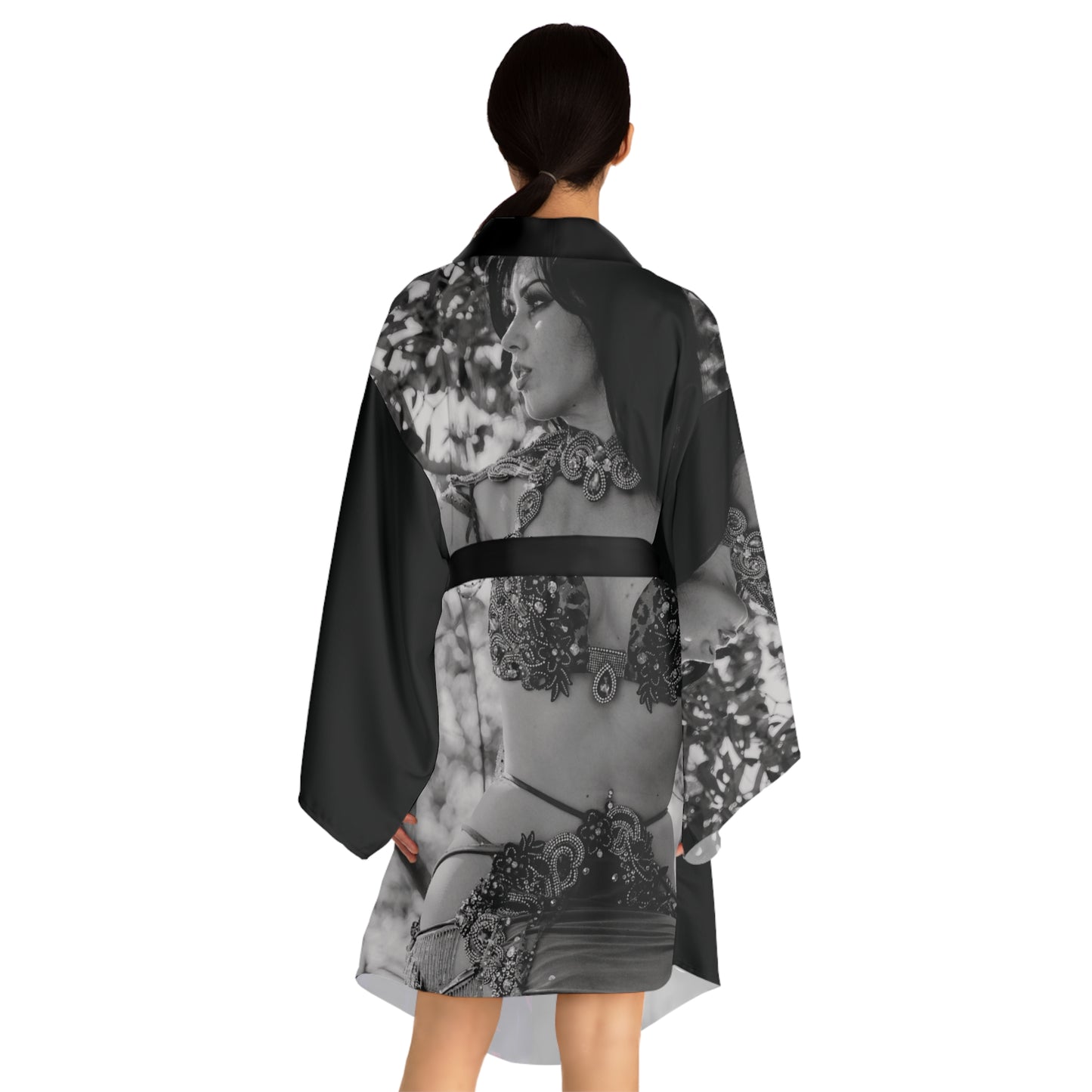 "Elegance" Long Sleeve Kimono Robe