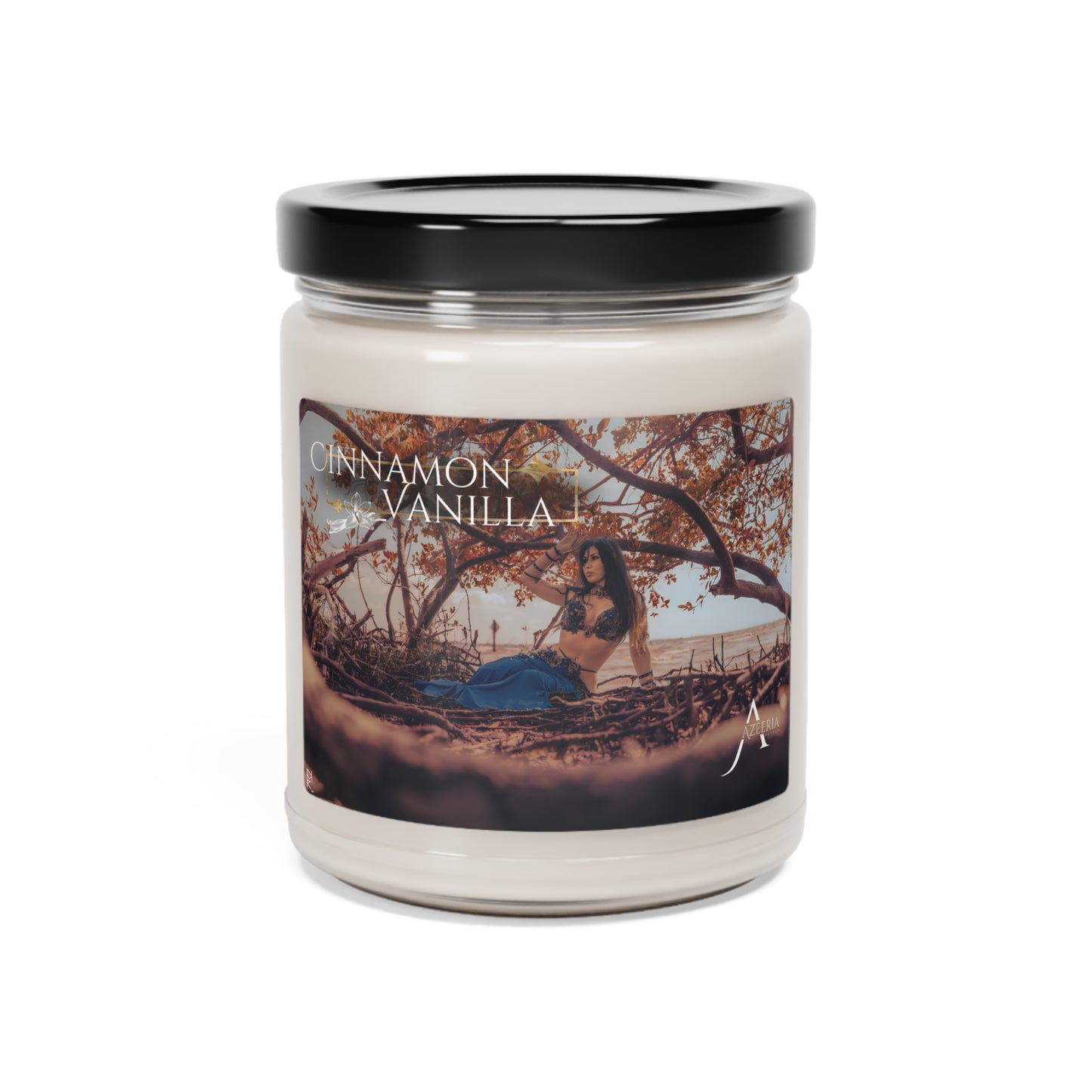 "Aura" Scented Soy Candle, 9oz ~ Azizah